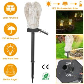Solar Praying Angel Statue Garden Light LED Decoration Angel Lamp IP65 Waterproof Outdoor Decorative Landscape Solar Lawn Lamps For Yard Driveway